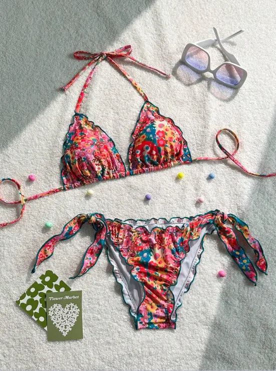 Thong Bikini Set