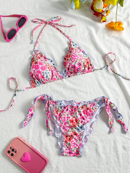 Thong Bikini Set