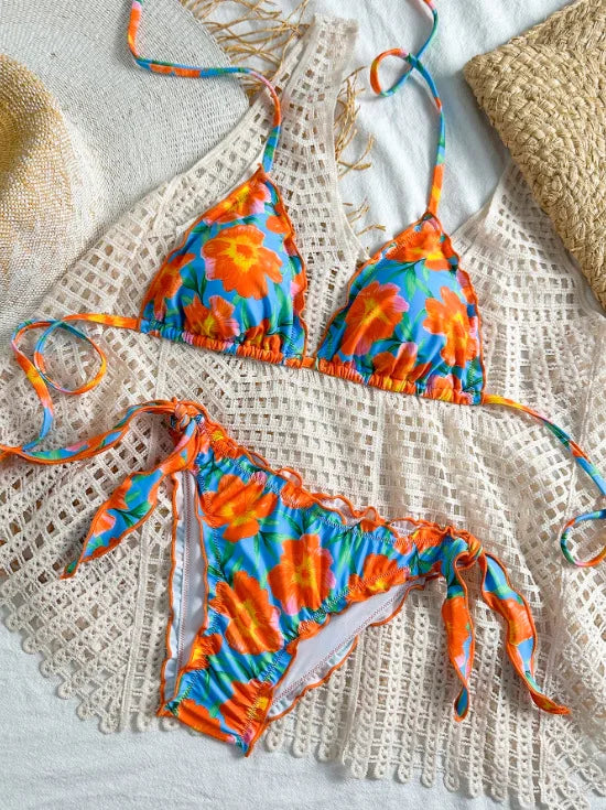 Thong Bikini Set