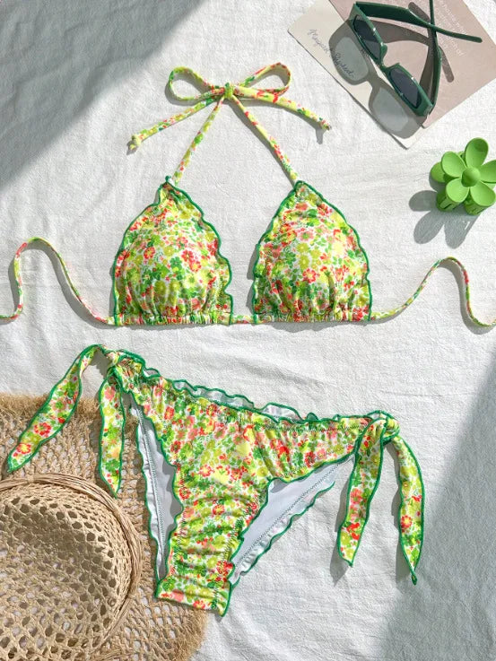 Thong Bikini Set