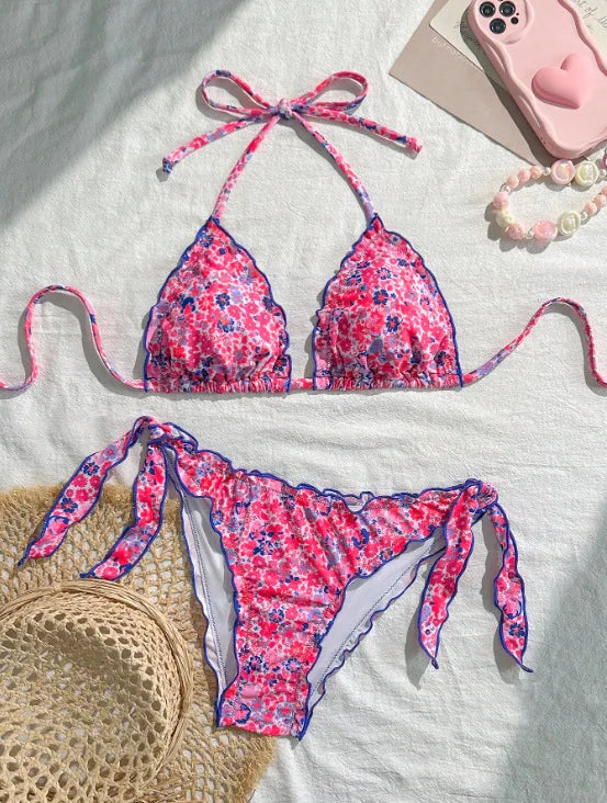 Thong Bikini Set