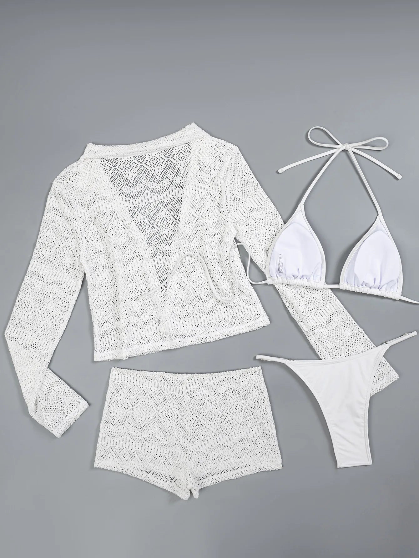 Triangle Halter Bikini Set