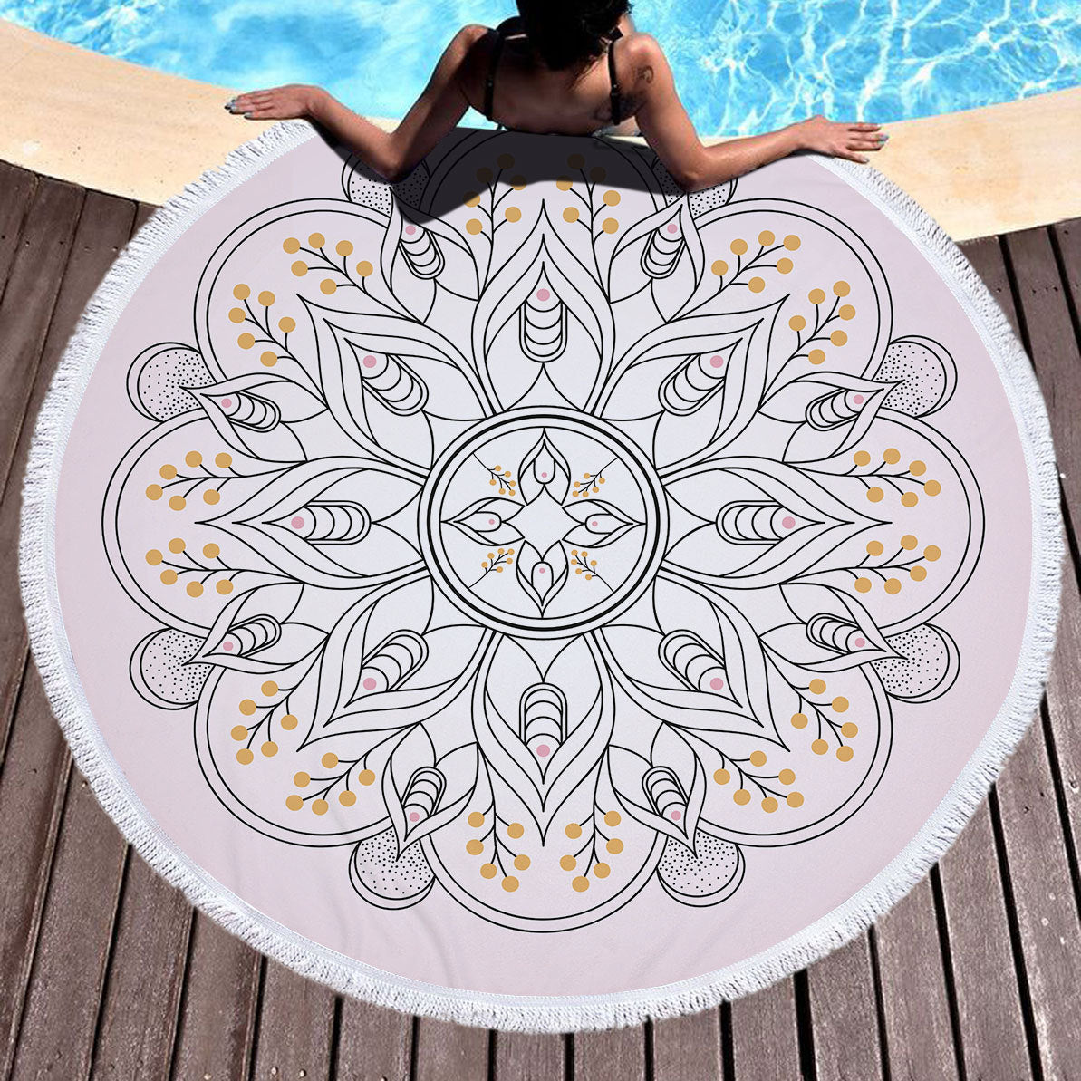 Round Beach Towel