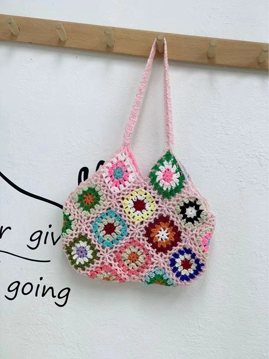 Hand Knitted Crossbody Bag