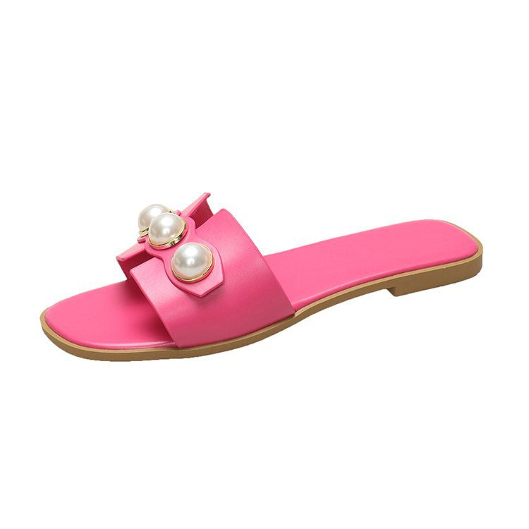 Pearl Flat Slippers