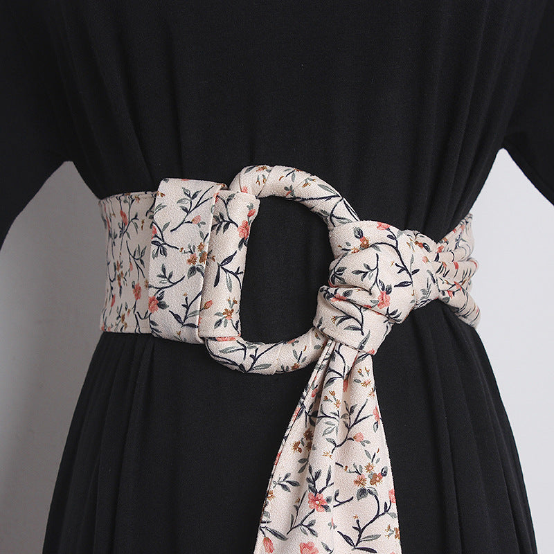 Simple Blossom Printed Belt