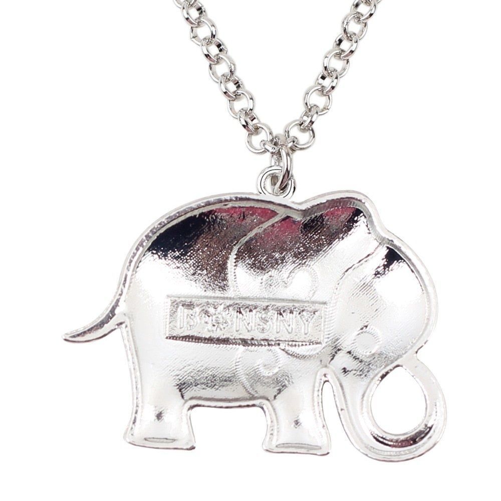 Acrylic An Elephant Cartoon Pattern Necklace