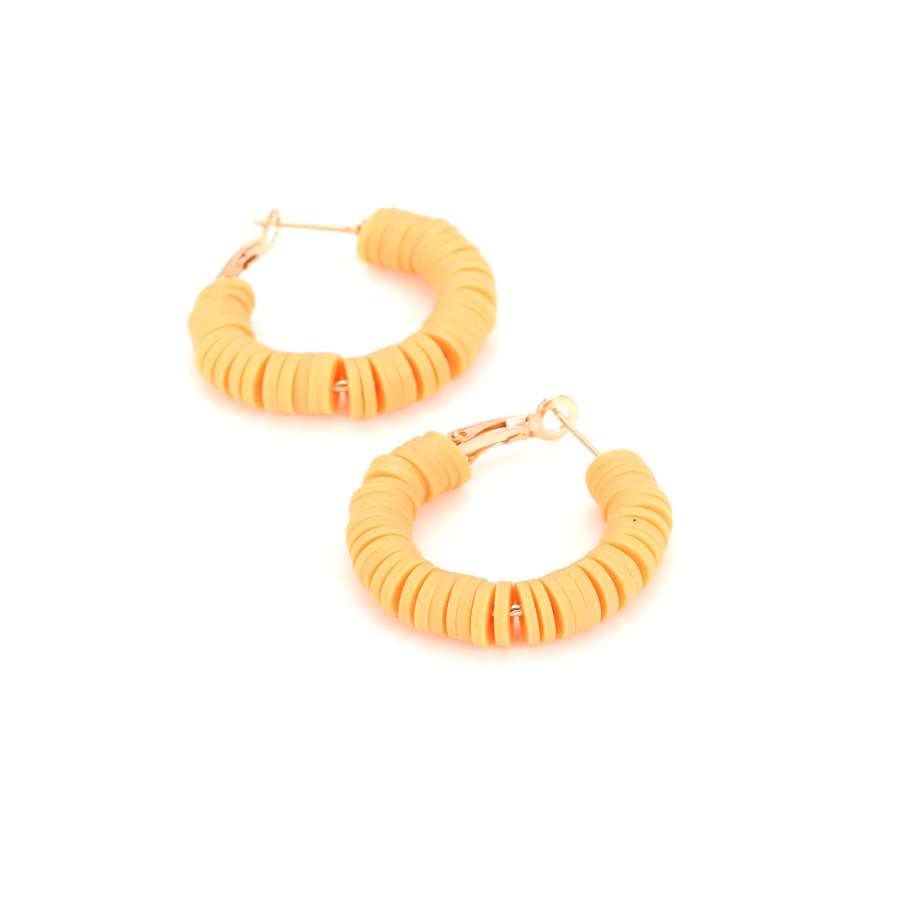 Flaxmaker Boho Colorful Hoop Earrings