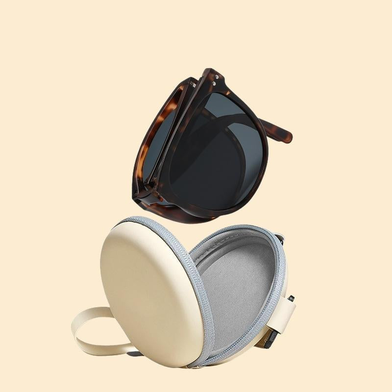 Foldable Sunglasses with Glasses Case Set