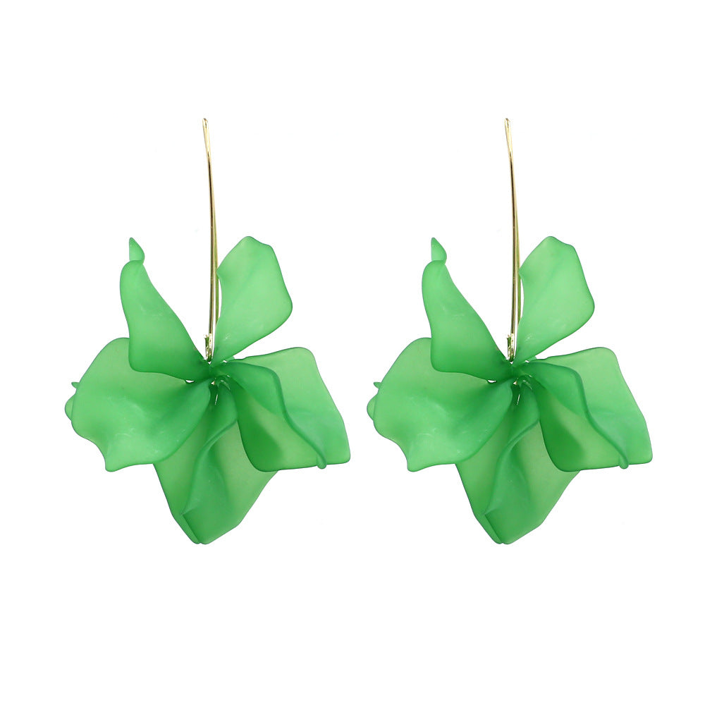 Flaxmaker Flower Earrings