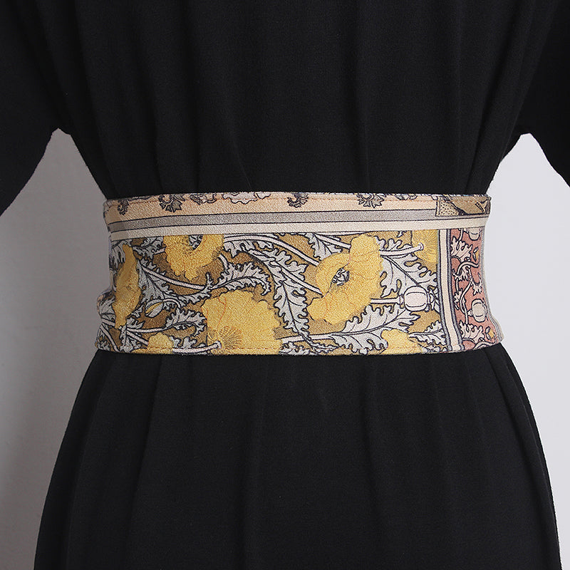 Simple Blossom Printed Belt