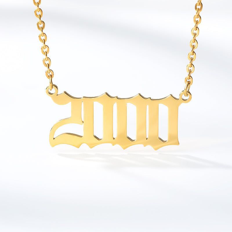 Birth Year Necklace