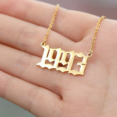 Birth Year Necklace