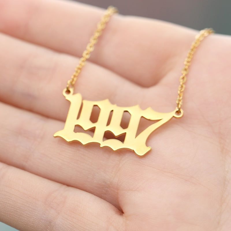 Birth Year Necklace