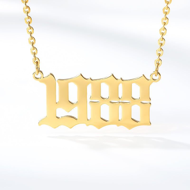 Birth Year Necklace
