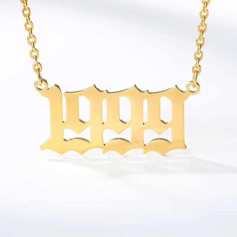 Birth Year Necklace