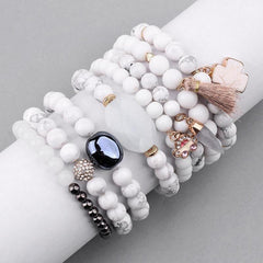 Bohemia White Lighted Bangles Bracelets