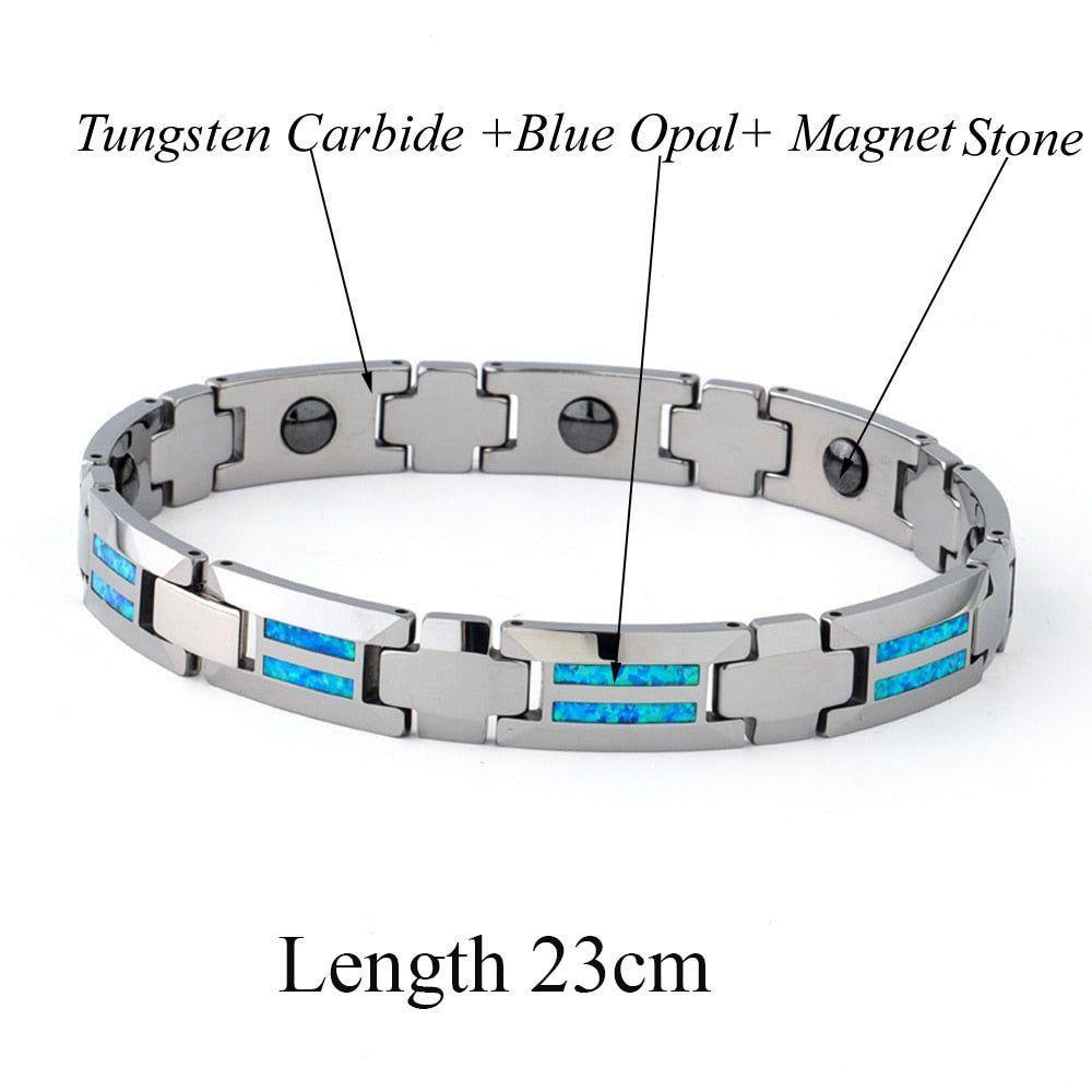 Bracelet Ceramic Opal Tungsten Bangles