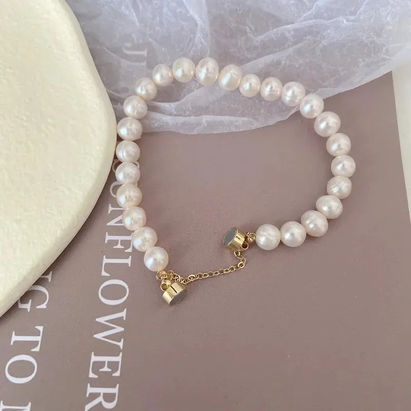 Bracelets 2024 Magnet Freshwater Pearl