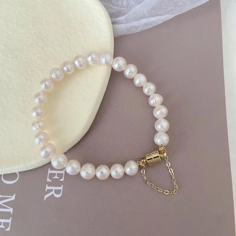 Bracelets 2024 Magnet Freshwater Pearl