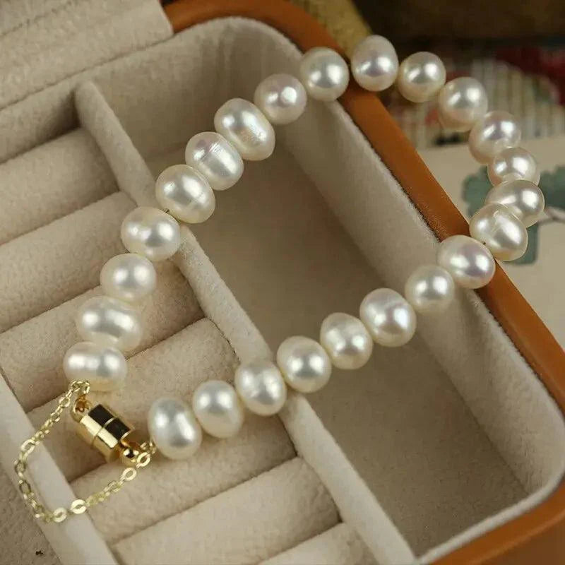 Bracelets 2024 Magnet Freshwater Pearl