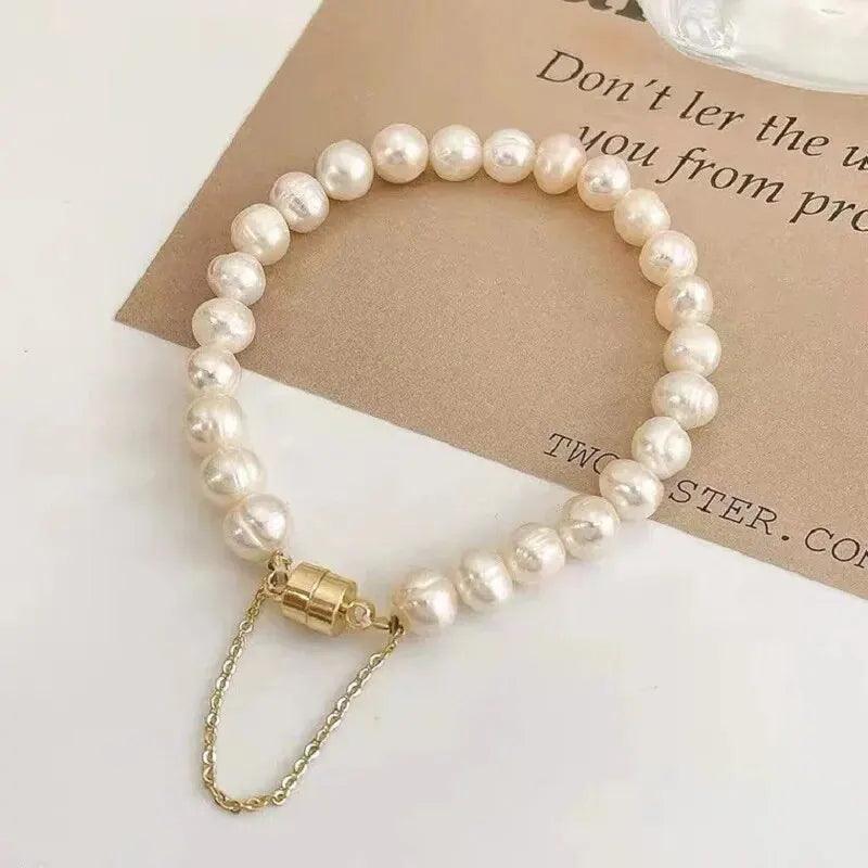 Bracelets 2024 Magnet Freshwater Pearl