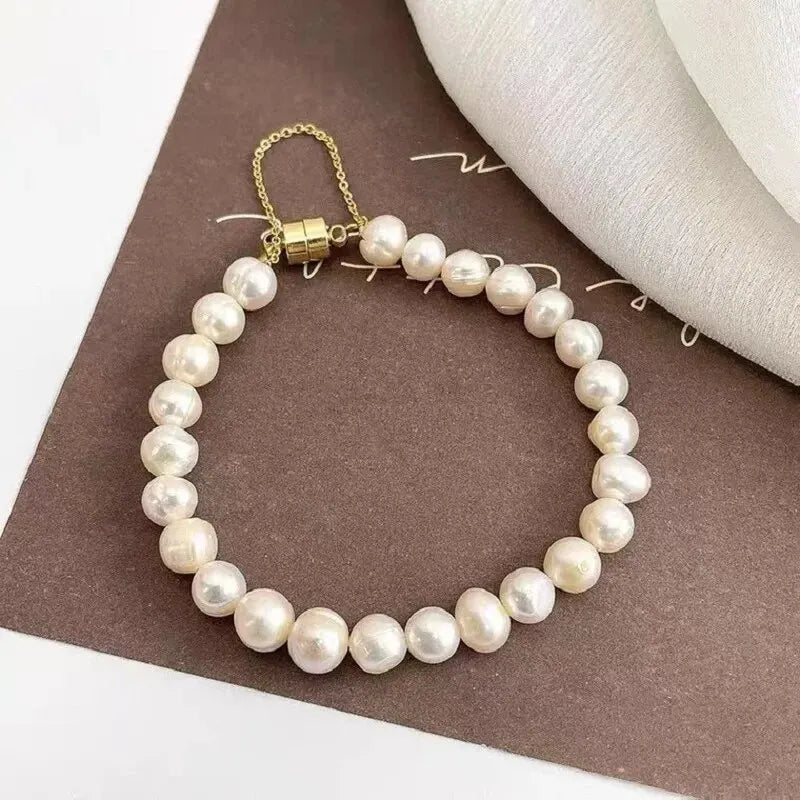 Bracelets 2024 Magnet Freshwater Pearl