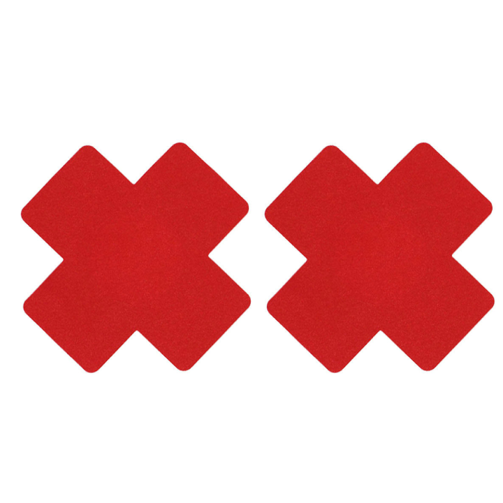 X-shaped Disposable Chest Stickers