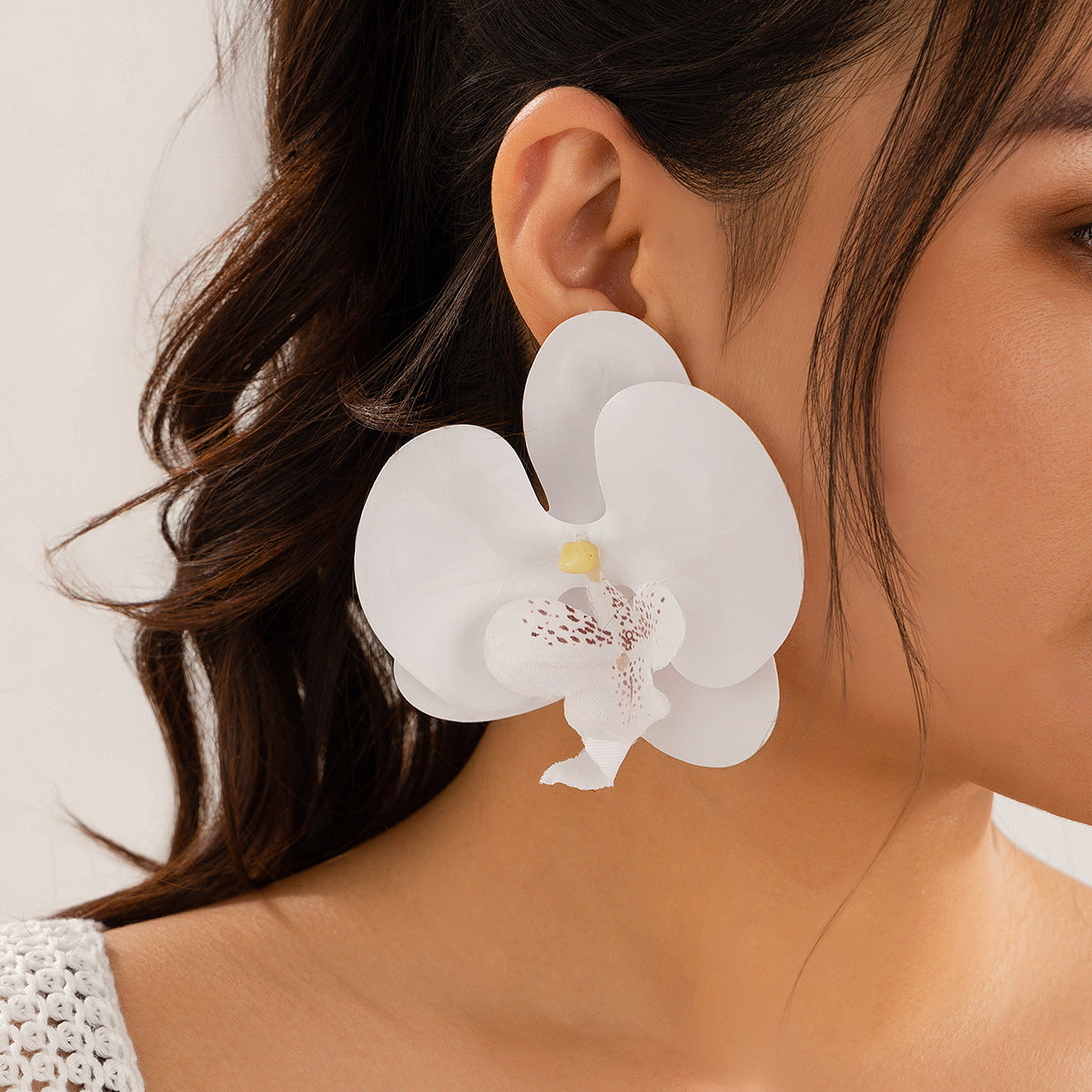 Flower Earrings and Necklace