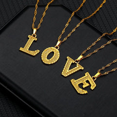 Capital Letter Necklaces