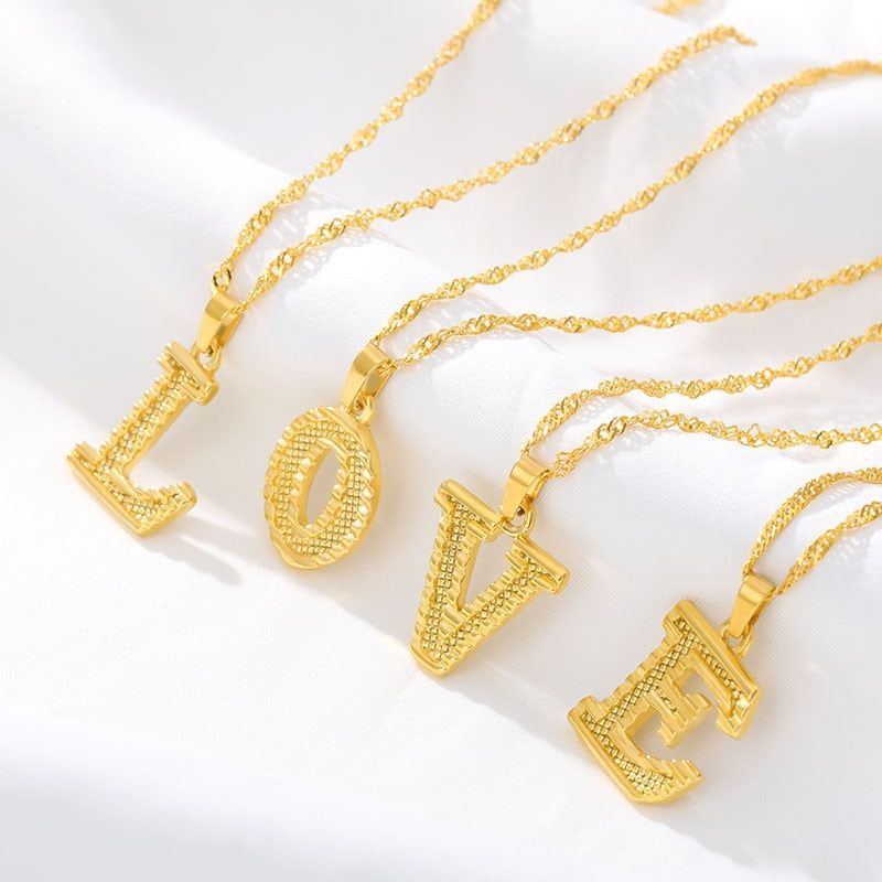 Capital Letter Necklaces