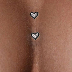 Diamond Heart Body Patch