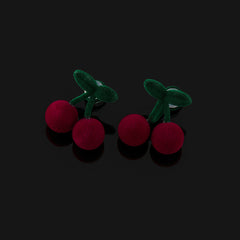 Cherry Color Block Earrings