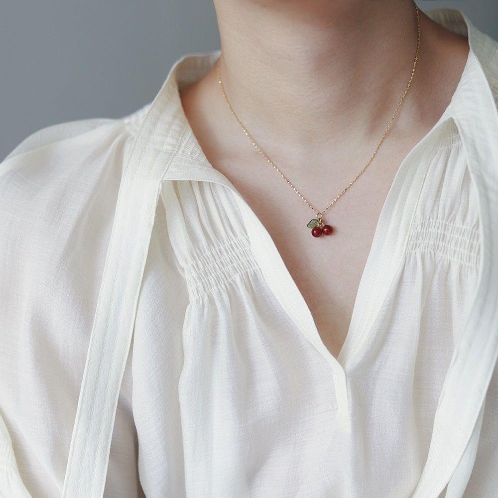 Cherry Fruit Necklace