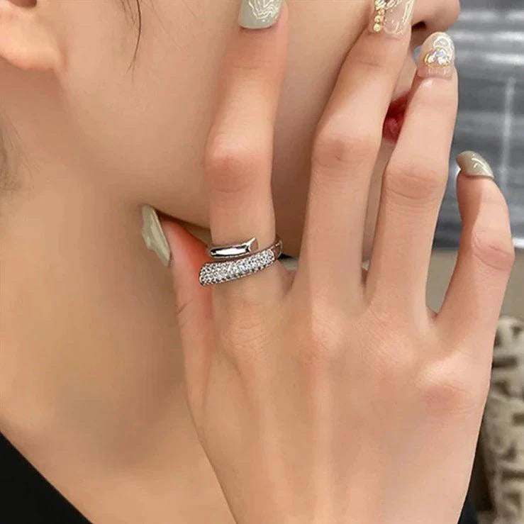 Creative Metal Golden Open Finger Rings