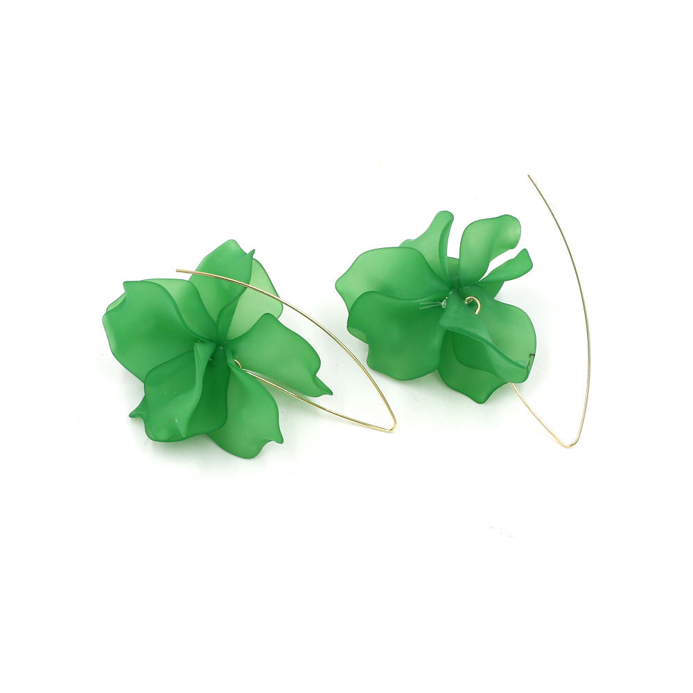 Flaxmaker Flower Earrings