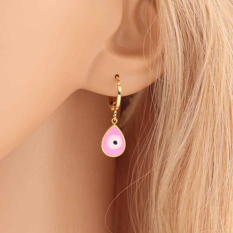 Devil's Eye Drop Earrings