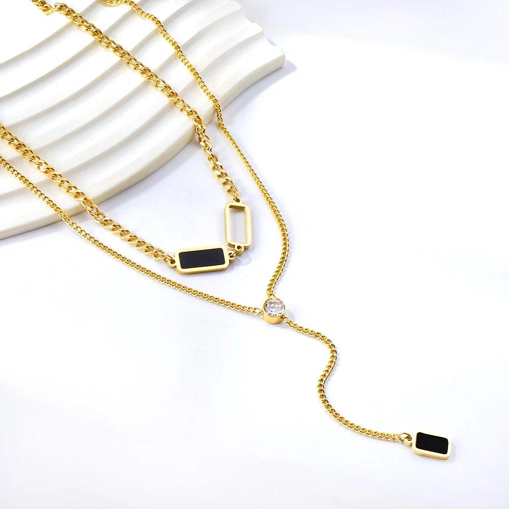 Double Layer Necklaces