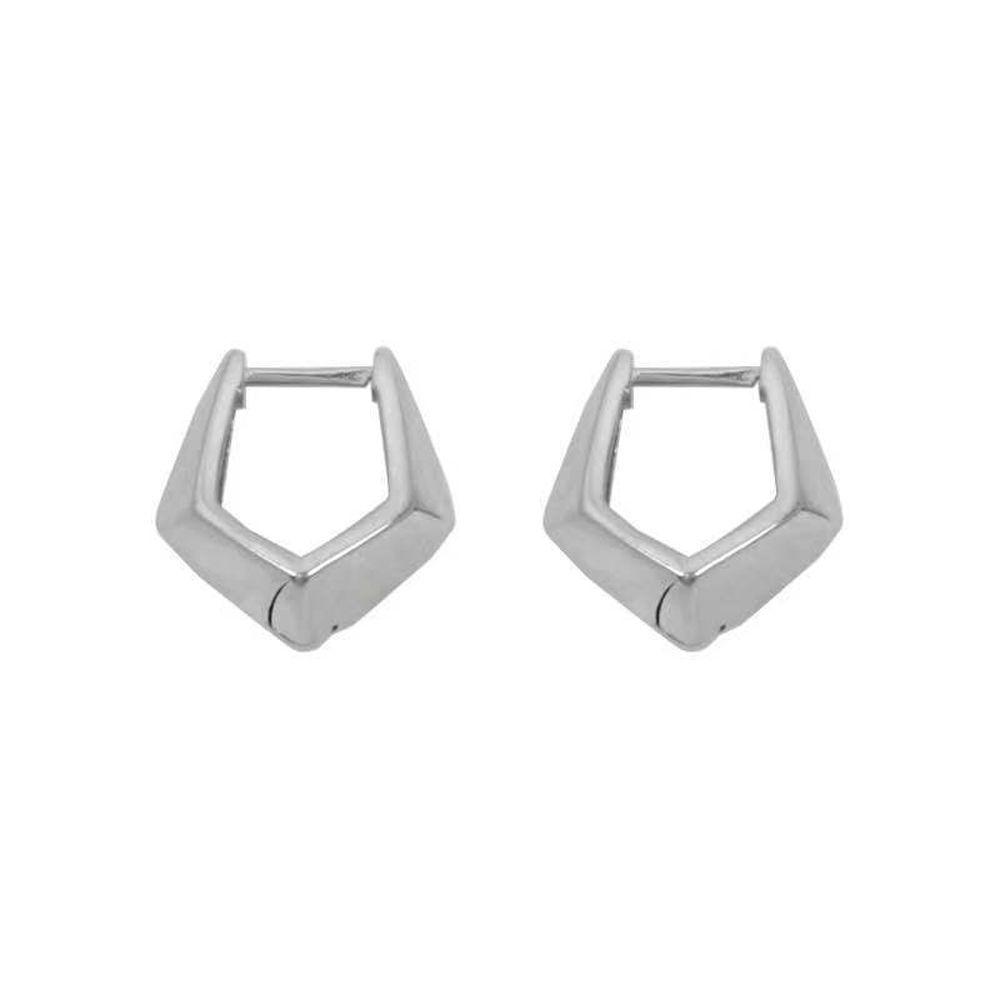 Drop Glaze Geometric Dangle Earrings