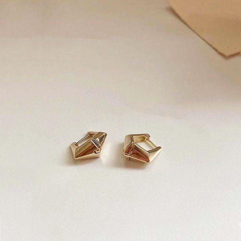 Drop Glaze Geometric Dangle Earrings