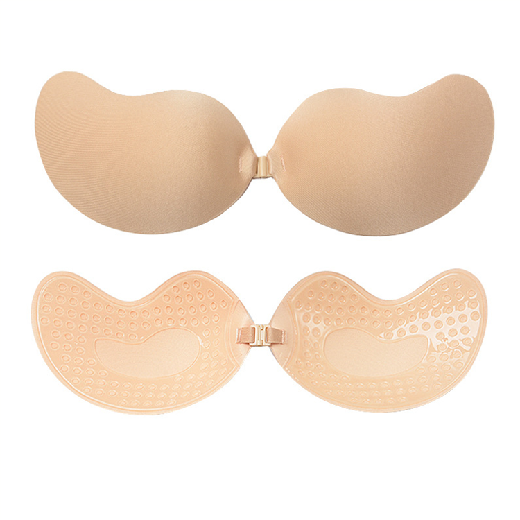 Self Adhesive Strapless Mango-shaped Sticky Bra
