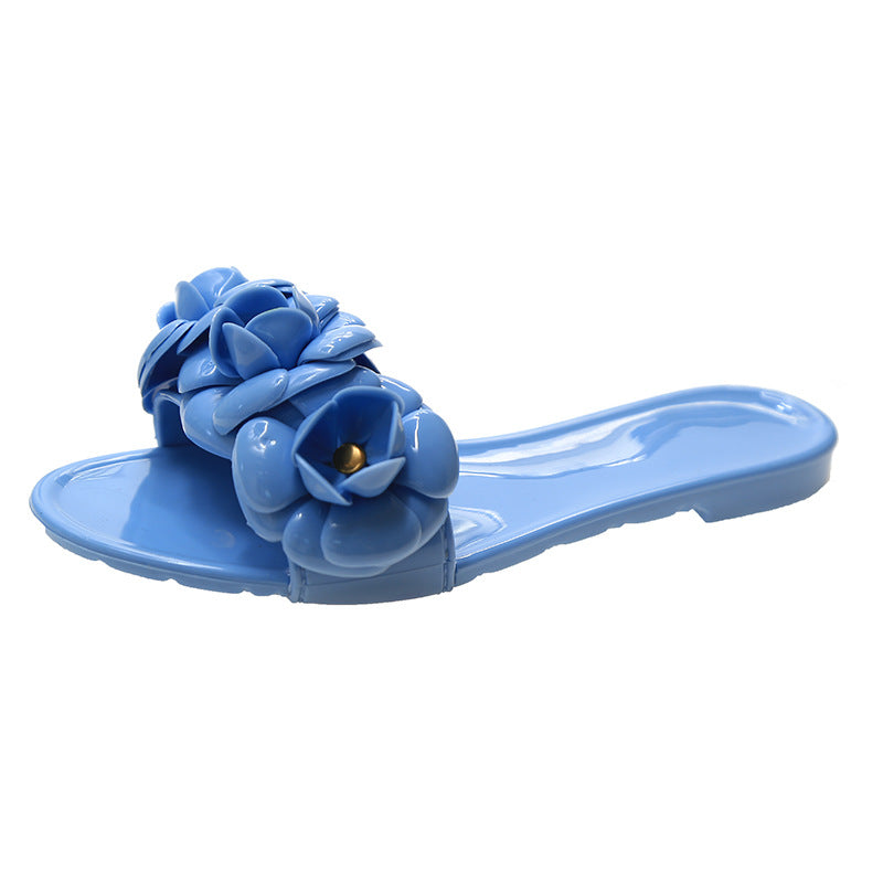 Camellia Jelly Slippers