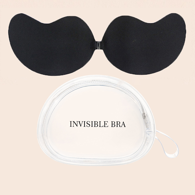 Self Adhesive Strapless Mango-shaped Sticky Bra