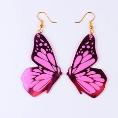 Flaxmaker Butterfly Pattern Earrings