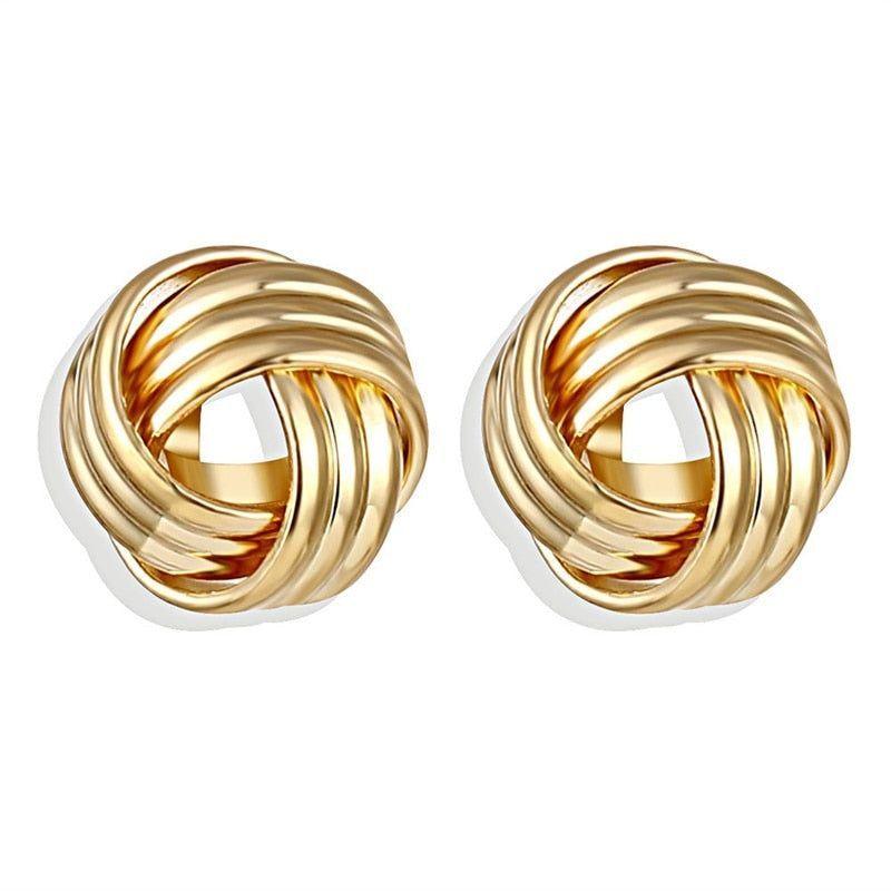 Earring Big Circle Round Hoop Earrings Statement Golden Punk Charm