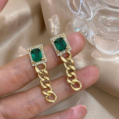 Earrings Classic Exaggerated Crystal