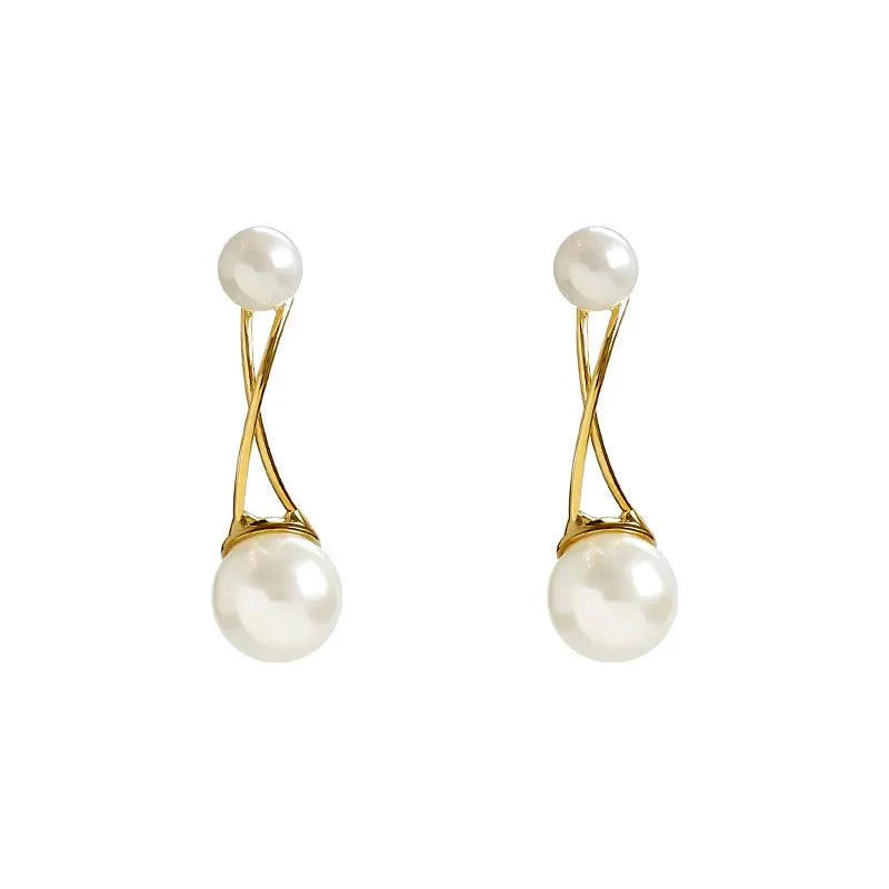 Earrings Delicate Simulated Pearl