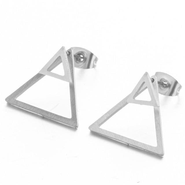 Earrings Simple Mini Geometric Shapes