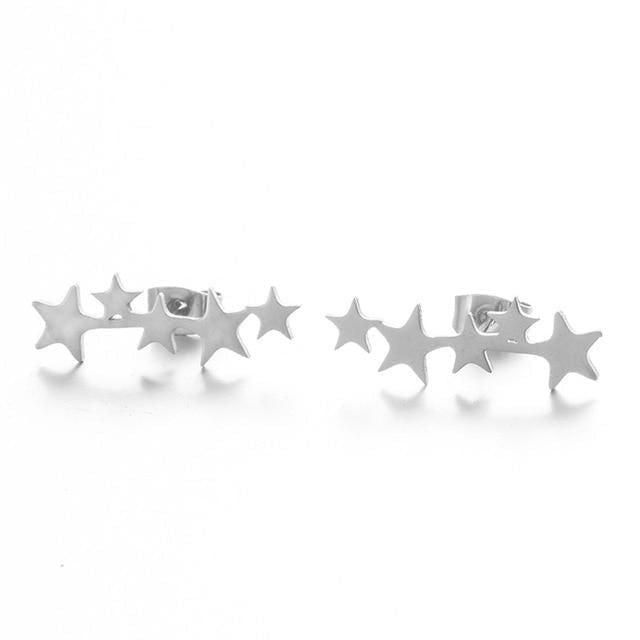 Earrings Simple Mini Geometric Shapes