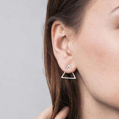 Earrings Simple Mini Geometric Shapes